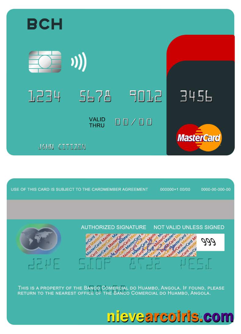 Angola Banco Comercial do Huambo mastercard